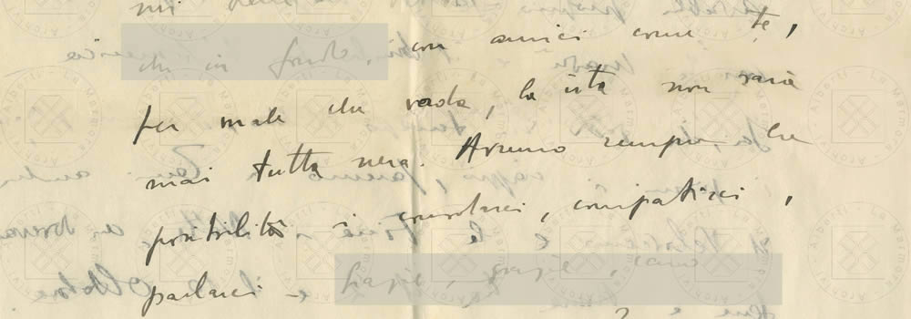 Da una lettera di Mario Soldati ad Alberti, 29 settembre 1932